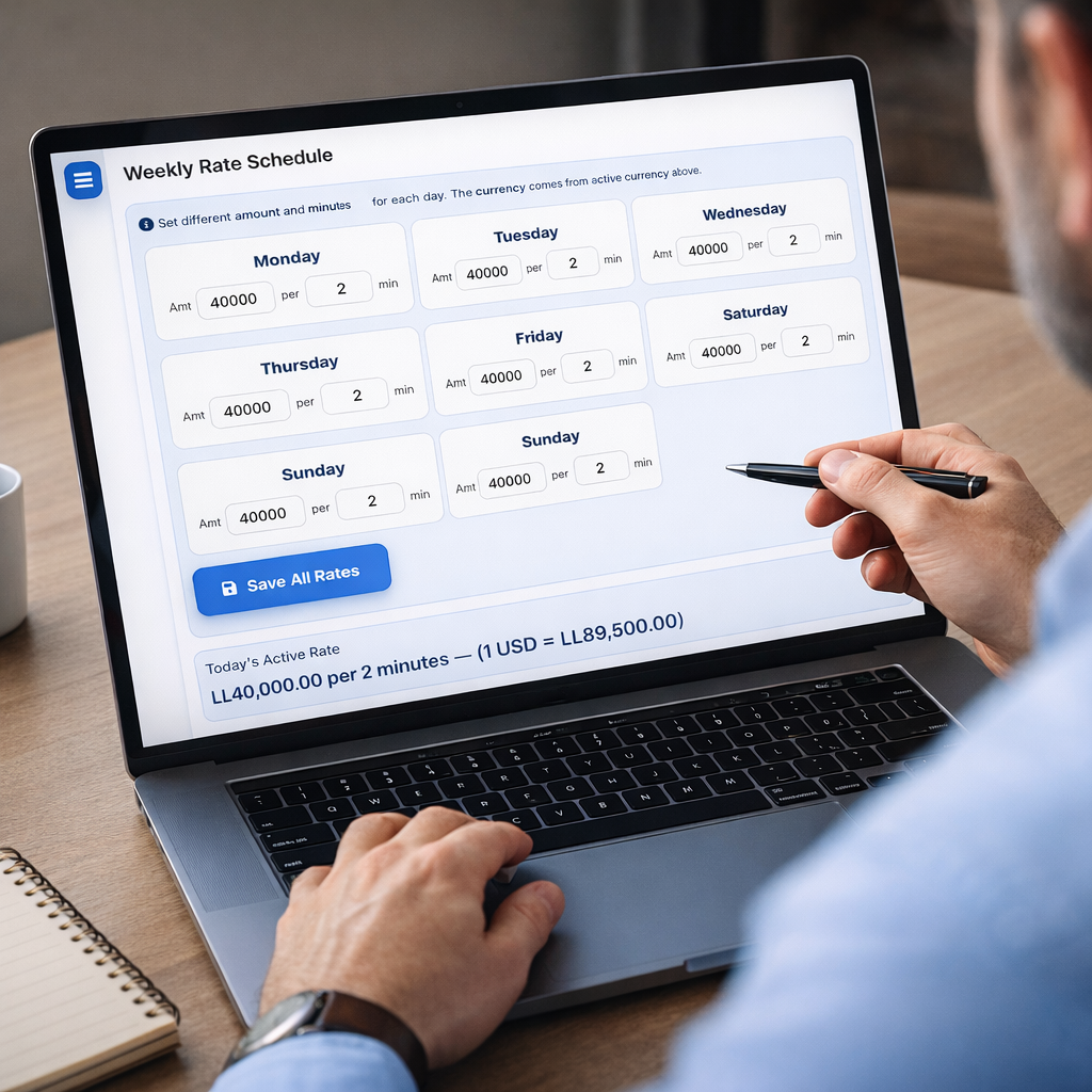 Pricing schedule